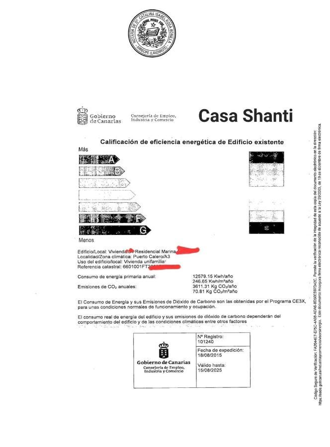 Vivienda Vacacional Casa Shanti Puerto Calero Buitenkant foto